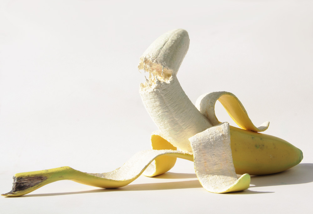 banana sculpture, revelation michael croft