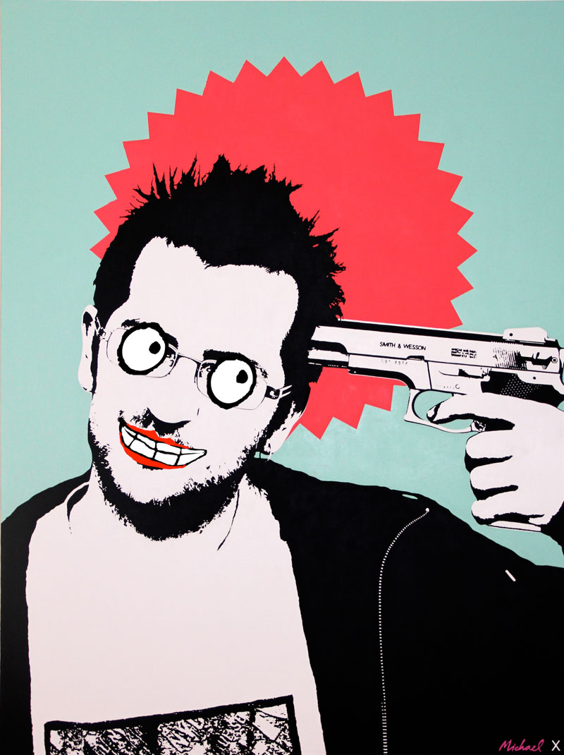 Banksy Painting | The Gamble | Banksy identity game | oil on canvas |  Artist
